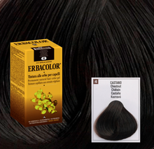 Carica l&#39;immagine nel visualizzatore di Gallery, erbacolor tintura per capelli monodose 130ml
