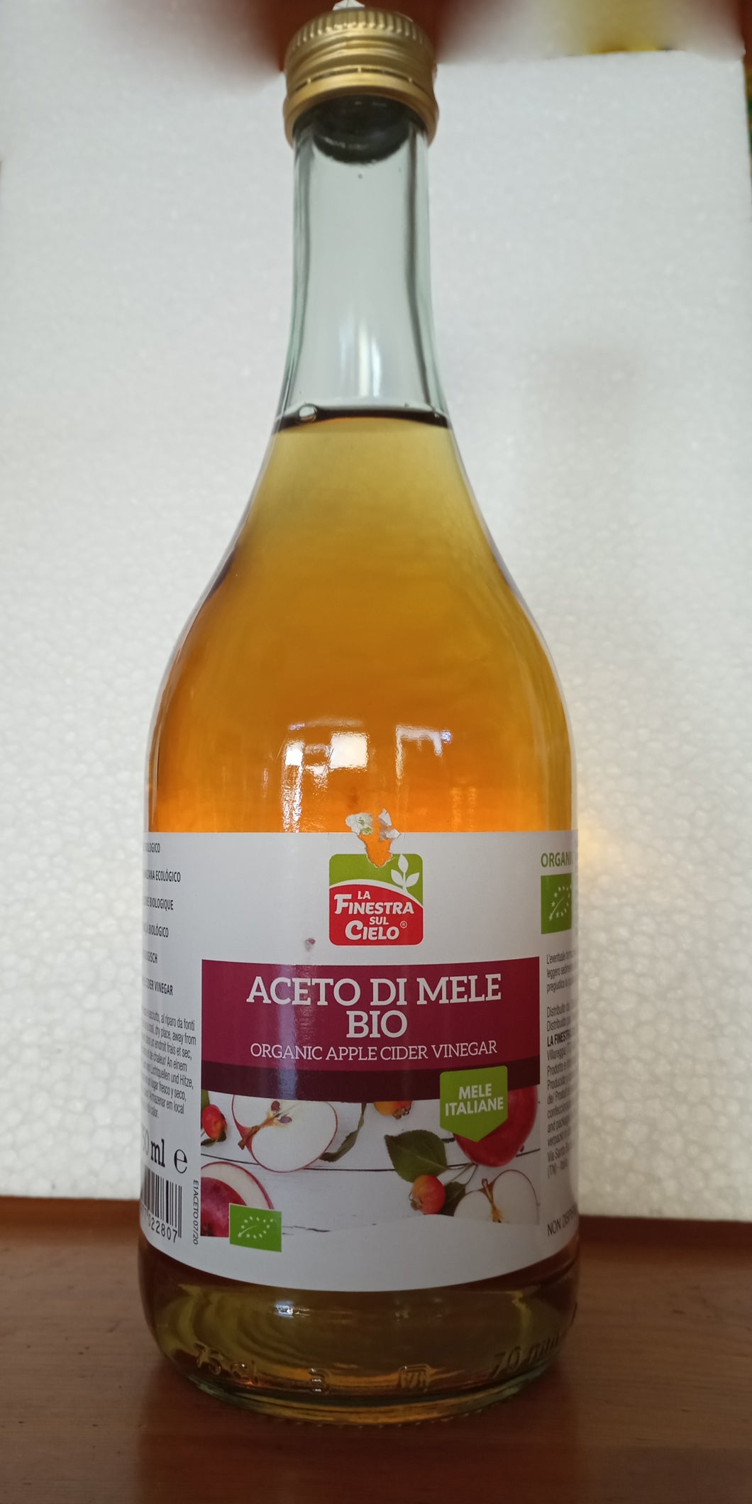 aceto di mele bio 700ml e 500ml