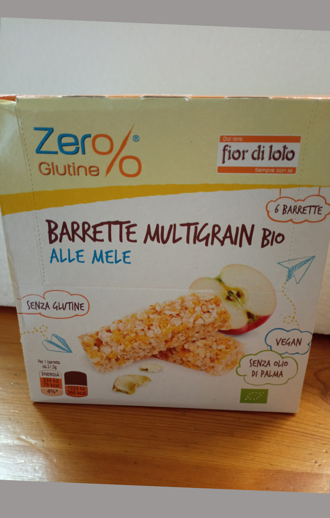 barrette multigrain bio alle mele