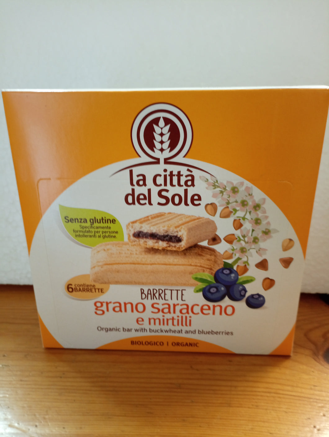 barrette al grano saraceno e mirtillo