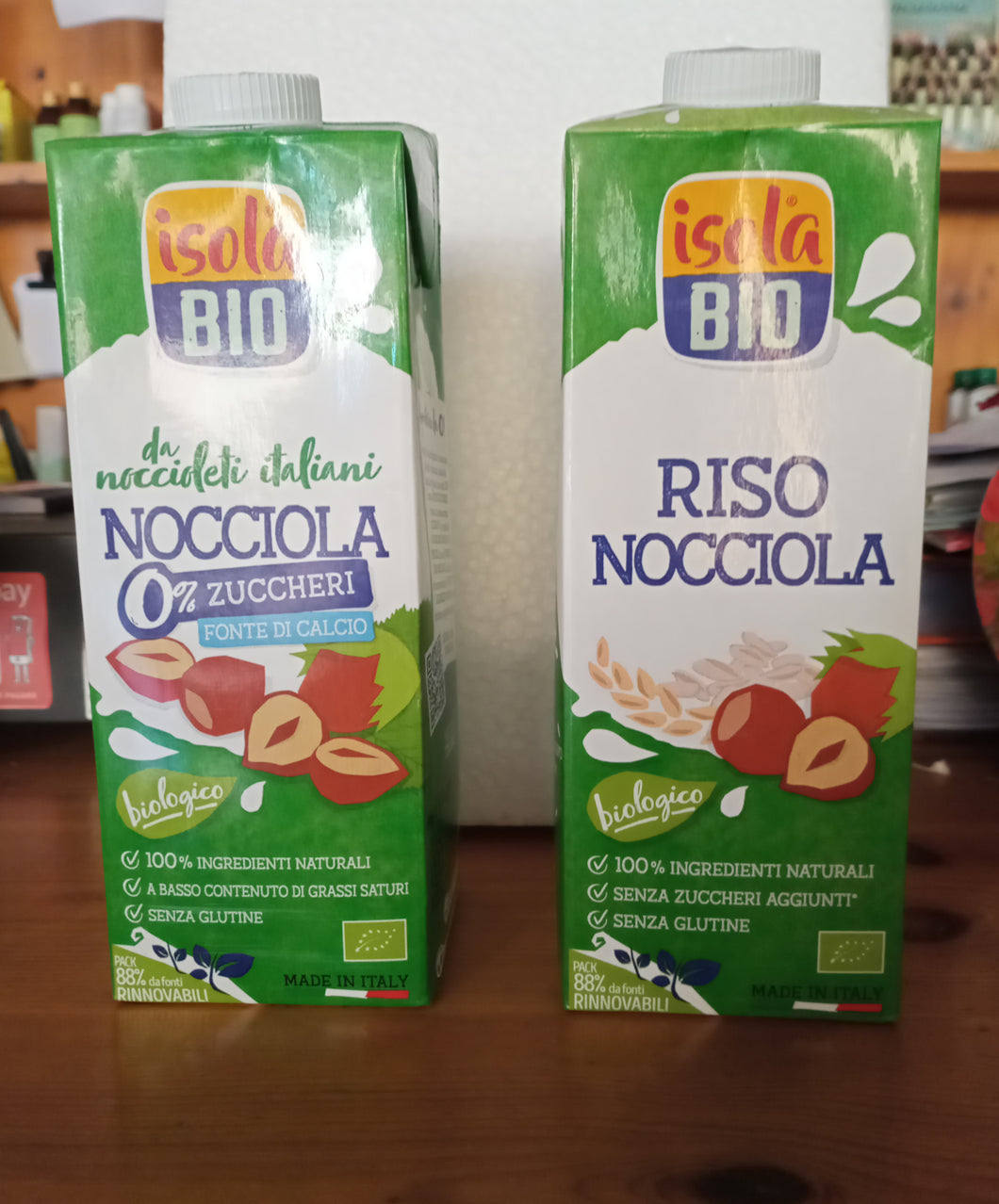 bevanda di nocciola e riso