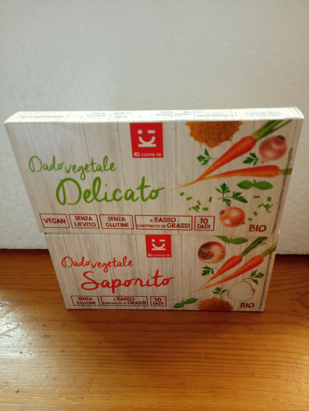dado vegetale saporito o delicato