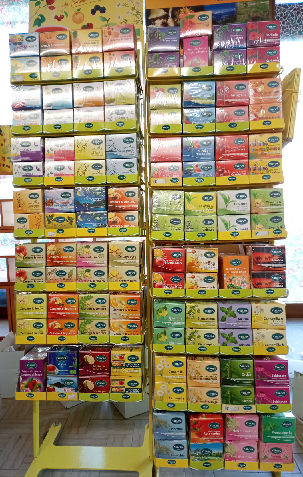 tisane e infusi in filtro viropa